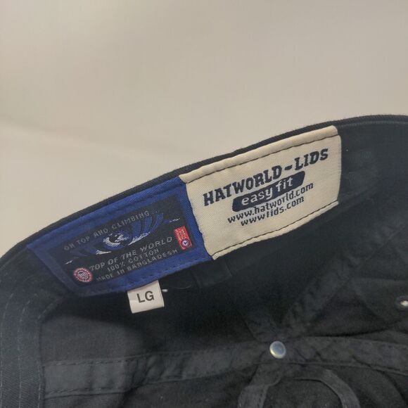 Lids Hatworld Men's Fitted Hat Black L Embroidered USC South Carolina Gamecocks - Picture 7 of 7